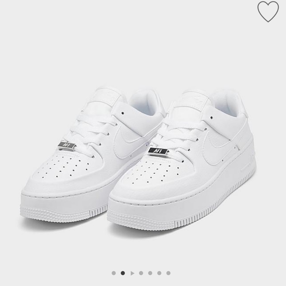 Nike Platform Air Force 1 Sage XX Low Casual Shoes